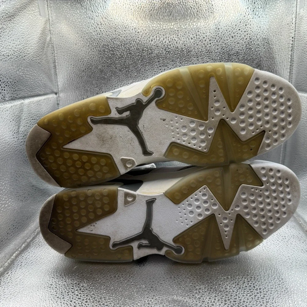 Size 12 Jordan 6 Retro‎ Low Cool Gray White Mens Basketball Shoes CT8529-100